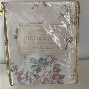 Piper & Wright Julia pole too drapery panels 41x84